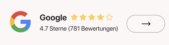 Google Bewertung - 4.7 Sterne