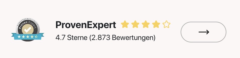 ProvenExpert Bewertung - 4.7 Sterne