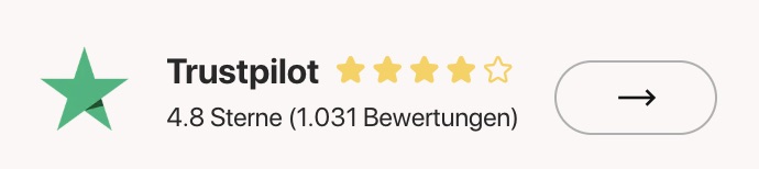 Trustpilot Bewertung - 4.8 Sterne